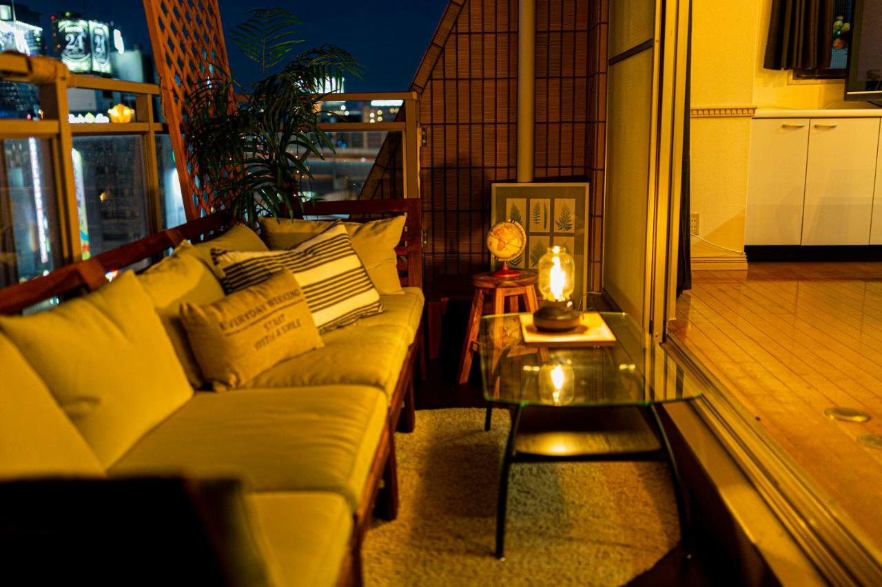الشقق الفندقية أوساكافي  Chuan House - Amemura المظهر الخارجي الصورة
